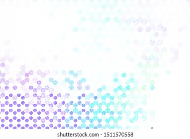 Light Blue, Green vector template with lines. Colorful geometric sample with gradient lines.  A new texture for your  ad, booklets, leaflets.
