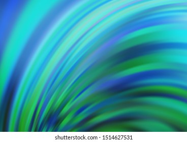 Light Blue, Green vector template with bubble shapes. A vague circumflex abstract illustration with gradient. The template for cell phone backgrounds.