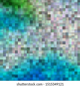 Light Blue, Green vector template with rectangles. Modern design with rectangles in abstract style. Template for cellphones.