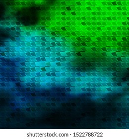 Light Blue, Green vector template with rectangles. Colorful illustration with gradient rectangles and squares. Modern template for your landing page.