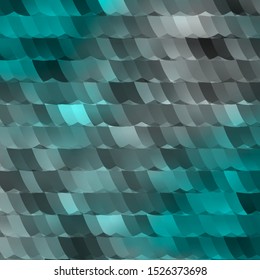 Light Blue, Green vector template in hexagonal style. Glitter abstract illustration in hexagonal style. New template for your brand book.