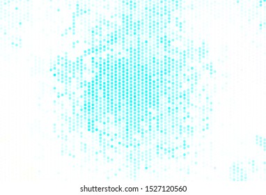 Light Blue, Green vector template with circles. Modern abstract illustration with colorful water drops. Pattern for futuristic ad, booklets.