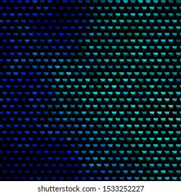 Light Blue, Green vector template with crystals, triangles. Glitter abstract illustration with triangular shapes. Pattern for commercials.