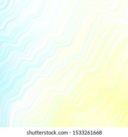 Light Blue, Green vector template with lines. Colorful illustration in simple style with gradient. A completely new template for your design.