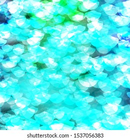 Light Blue, Green vector template with circles. Illustration with set of shining colorful abstract spheres. New template for a brand book.