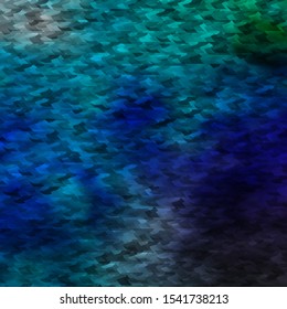 Light Blue, Green vector template with crystals, triangles. Beautiful illustration with triangles in nature style. Pattern for booklets, leaflets