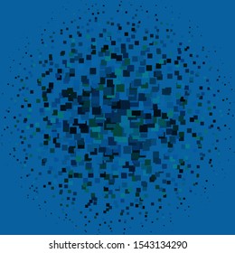 Light Blue, Green vector template with rectangles. Colorful illustration with gradient rectangles and squares. Pattern for busines booklets, leaflets