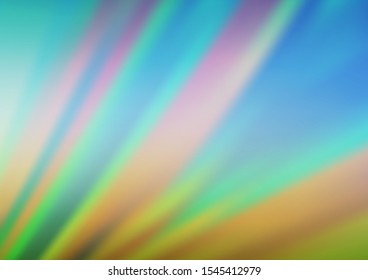 Light Blue, Green vector template with repeated sticks. Blurred decorative design in simple style with lines. Pattern for business booklets, leaflets.