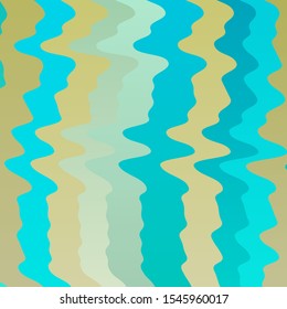 Light Blue, Green vector template with curved lines. Gradient illustration in simple style with bows. Best design for your posters, banners.