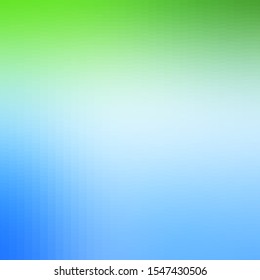 Light Blue, Green vector template in rectangles. Abstract gradient illustration with colorful rectangles. Template for cellphones.