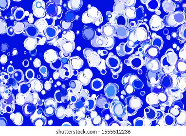 Light Blue, Green vector template with circles. Illustration with set of shining colorful abstract circles. Pattern for textures of wallpapers.