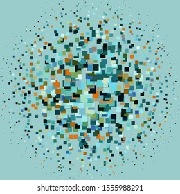 Light Blue, Green vector template in rectangles. Modern design with rectangles in abstract style. Design for your business promotion.