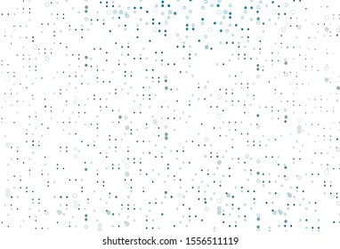 Light Blue, Green vector template with circles. Abstract illustration with colored bubbles in nature style. Completely new template for your brand book.