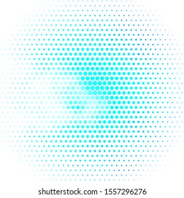 Light Blue, Green vector template with circles. Abstract illustration with colorful spots in nature style. Pattern for websites.