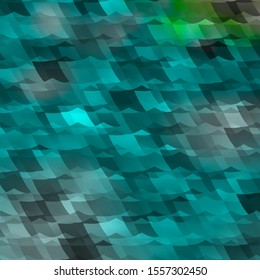 Light Blue, Green vector template in hexagonal style. Colorful hexagons on blur backdrop. Pattern for texture of wallpapers.