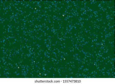 Light Blue, Green vector template with circles. Beautiful colored illustration with blurred circles in nature style. Design for posters, banners.