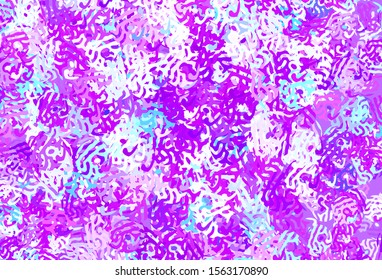Light Blue, Green vector template with chaotic shapes. Illustration with colorful gradient shapes in abstract style. Best smart design for your business.