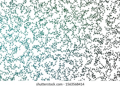 Light Blue, Green vector template with circles. Illustration with set of shining colorful abstract circles. Pattern for beautiful websites.