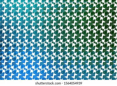 Light Blue, Green vector template with bubble shapes. Brand new colored illustration in marble style with gradient. New composition for your brand book.