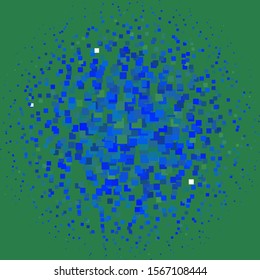 Light Blue, Green vector template in rectangles. Abstract gradient illustration with colorful rectangles. Pattern for websites, landing pages.
