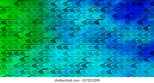 Light Blue, Green vector template with rectangles. Rectangles with colorful gradient on abstract background. Pattern for commercials, ads.