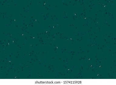 Light Blue, Green vector template with repeated sticks, dots. Lines on blurred abstract background with gradient. Template for your beautiful backgrounds.