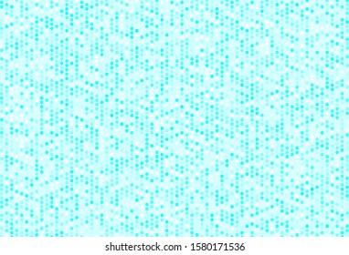 Light Blue, Green vector template with circles. Modern abstract illustration with colorful water drops. Pattern for futuristic ad, booklets.