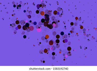 Light Blue, Green vector template with circles. Illustration with set of shining colorful abstract circles. Pattern for ads, leaflets.