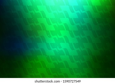 Light Blue, Green vector template with repeated sticks. Colorful shining illustration with lines on abstract template. Pattern for ads, posters, banners.