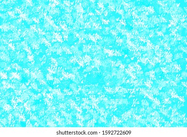 Light Blue, Green vector template with chaotic shapes. Decorative design in abstract style with random forms. Best smart design for your business.