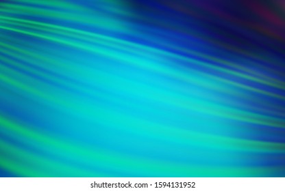 Light Blue, Green vector template with repeated sticks. Shining colored illustration with sharp stripes. Pattern for ads, posters, banners.