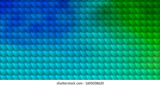 Light Blue, Green vector template with rectangles. Illustration with a set of gradient rectangles. Design for your business promotion.