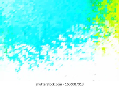 Light Blue, Green vector template with circles. Beautiful colored illustration with blurred circles in nature style. New template for your brand book.