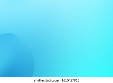 Light Blue, Green vector template with bubble shapes. Blurred geometric sample with gradient bubbles.  New composition for your brand book.