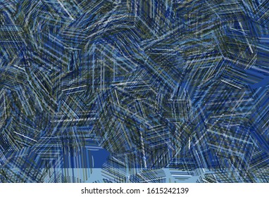 Light Blue, Green vector template with circles. Blurred decorative design in abstract style with bubbles. Pattern for futuristic ad, booklets.
