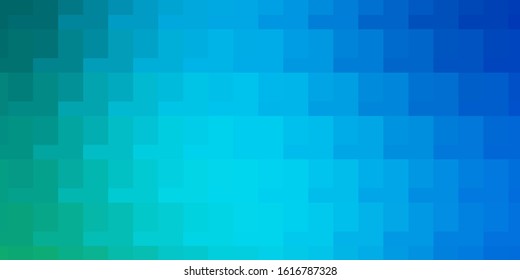 Light Blue, Green vector template in rectangles. New abstract illustration with rectangular shapes. Modern template for your landing page.