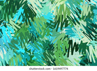Light Blue, Green vector template with repeated sticks. Modern geometrical abstract illustration with Lines. Template for your beautiful backgrounds.