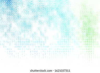 Light Blue, Green vector template with circles. Beautiful colored illustration with blurred circles in nature style. Pattern for textures of wallpapers.
