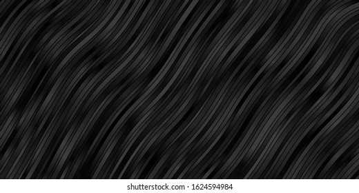 Light Blue, Green vector template with curved lines. Bright illustration with gradient circular arcs. Pattern for ads, commercials.