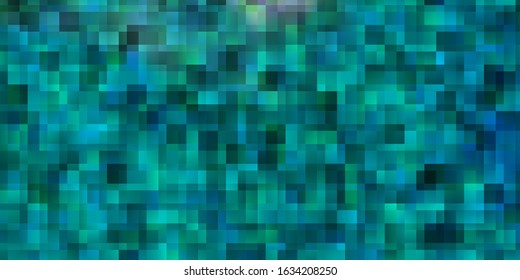 Light Blue, Green vector template with rectangles. Modern design with rectangles in abstract style. Pattern for busines booklets, leaflets