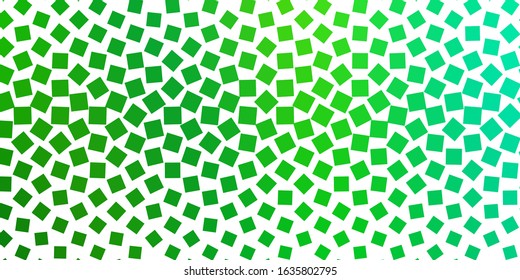 Light Blue, Green vector template in rectangles. Modern design with rectangles in abstract style. Pattern for business booklets, leaflets