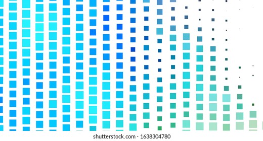 Light Blue, Green vector template in rectangles. New abstract illustration with rectangular shapes. Pattern for business booklets, leaflets