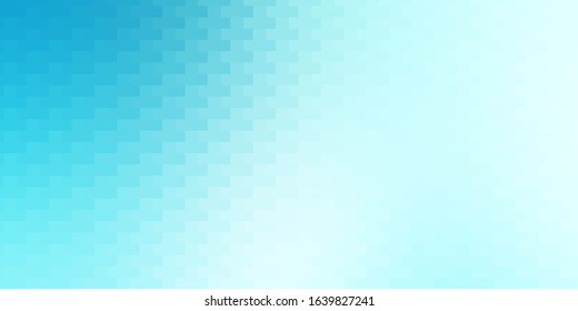 Light Blue, Green vector template in rectangles. Colorful illustration with gradient rectangles and squares. Pattern for commercials, ads.