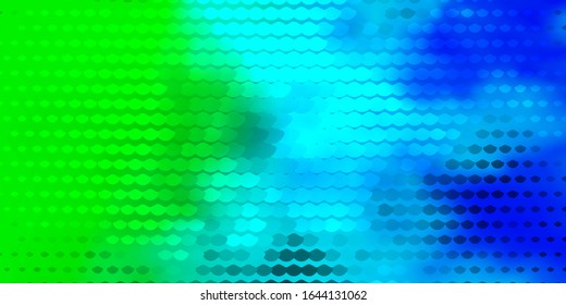 Planta vectorial verde azul claro con círculos. Ilustración abstracta con puntos coloridos al estilo natural. Diseño para afiches, pancartas.