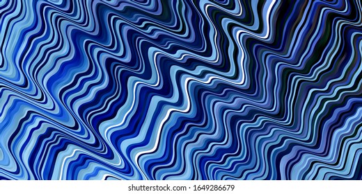 Light Blue, Green vector template with lines. Gradient illustration in simple style with bows. Design for your business promotion.