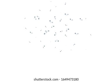 Hellblaue, grüne Vektorillustration mit Kristallen, Kreise. Abstrakte Glitter-Illustration mit Sphären, dreieckigen Linien. Muster für Broschüren, Faltblätter