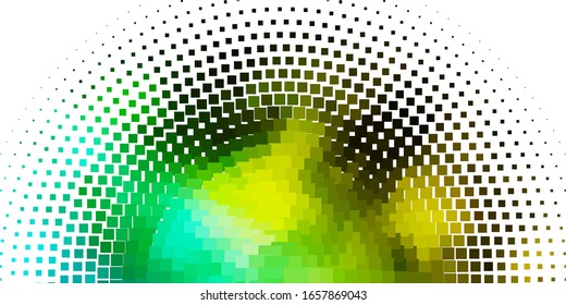 Hellblaue, grüne Vektorillustration in Rechtecken. Illustration mit einer Reihe von Farbverlauf-Rechtecken. Moderne Vorlage für Ihre Zielseite.