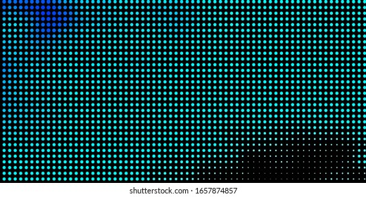 Planta vectorial verde azul claro con círculos. Ilustración con un conjunto de esferas abstractas de colores brillantes. Nueva plantilla para un libro de marcas.