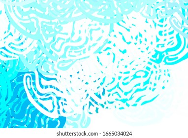Plantilla vectorial verde, azul claro, con formas caóticas. Coloridas formas caóticas con degradado de estilo moderno. Diseño moderno para su tarjeta de visita.