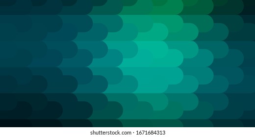 Light Blue, Green vector template with lines. Colorful gradient illustration with abstract flat lines. Smart design for your promotions.